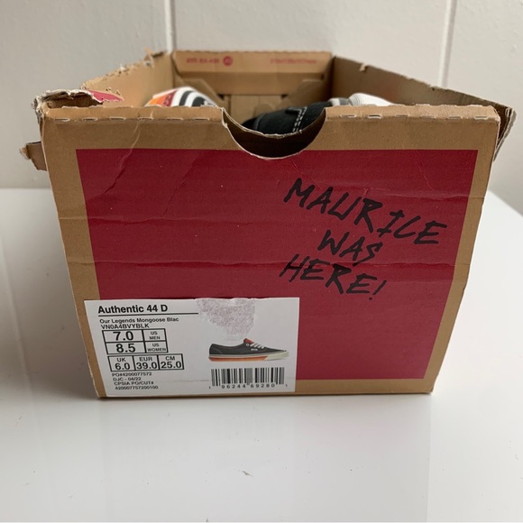 Vans X Mongoose Our Legends AUTHENTIC 44 D Shoes Men’s Size 7 Women’s 8.5 NEW - Picture 5 of 5